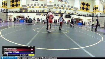 113 lbs Cons. Round 1 - Will Hruskoci, Fishers Wrestling Club vs Malachai Marlin, Indiana