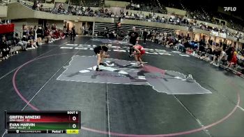 107 lbs Round 3 (4 Team) - Griffin Wineski, Iowa Grant vs Evan Marvin, Apple Valley