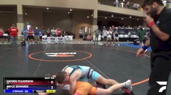 145 lbs Cons. Round 2 - Hayden Fulkerson, TX vs Bryce Edwards, IL