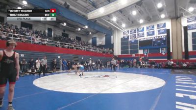 133 lbs 7th Place - Carter Thomas, Burrell vs Juzef Betts, Valley