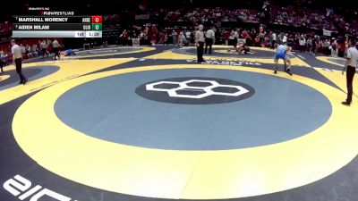 D1-144 lbs Quarterfinal - Marshall Morency, Anderson vs Aiden Milam, Olen. Liberty