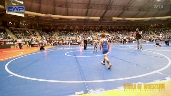 43 lbs Round Of 16 - Jeremiah Sanders, Red Cobra Westling Academy vs Haxen Gibson, Wolfpak Wrestling