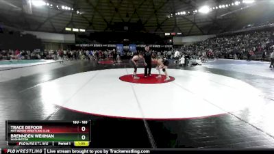 165 lbs Cons. Round 1 - Trace Defoor, Mat Demon Wrestling Club vs Brennden Wehman, Washington