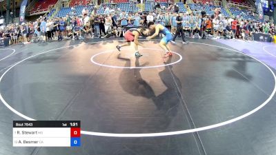 132 lbs Rnd Of 16 - Roman Stewart, MO vs Ashton Besmer, CA