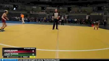 75 lbs Finals (8 Team) - Jayden Rogers, Staples-Motley vs Logan Pearson, Chatfield