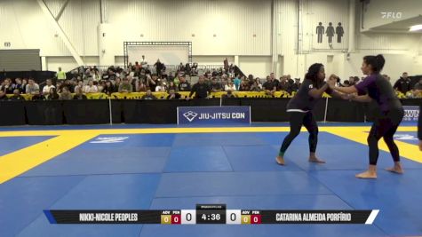 Catarina Almeida Porfírio vs Nikki-Nicole Peoples 2025 World IBJJF Jiu-Jitsu No-Gi Championship
