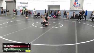 49 lbs Round 1 - Rylan Pegues, Juneau Youth Wrestling Club Inc. vs Roy Dschaak, Valdez Youth Wrestling Club Inc.