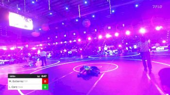 58 lbs Semifinal - Mila Gutierrez, Top Rank Hammers vs Lennox Caro, Team Aggression