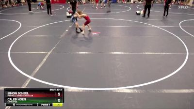 78 lbs Quarterfinal - Simon Scheel, Pinnacle Wrestling Club vs Caleb Hoen, Shakopee