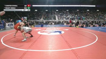 4A-190 lbs 5th Place Match - Carsten Scholl, Central vs Brady Dibble, Natrona County