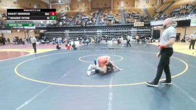 141 lbs Quarterfinal - Braden Tatum, Newman vs Dailey Jennings, Unattached