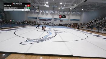 113 lbs 2nd Wrestleback (16 Team) - Jet Shaul, Hillgrove vs Dom Holzmeister, North Forsyth