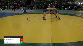 152 lbs Semifinal - Zack Rotkvich, Unnattached vs Brian Paul, Powerhouse