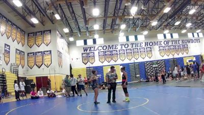 125 lbs Finals (2 Team) - Olivia Gapud, Big Money Moving vs Nichole Baez, Eagles WC