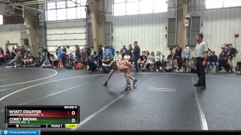 76 lbs Round 5 (8 Team) - Corey Brown, Diamond Fish vs Wyatt Stauffer, Aggression Legionaries