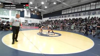 110 lbs Cons. Round 3 - Jayden Ybarra, Victor Valley vs Natalie Ibarra, Orange Vista
