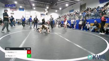 90 lbs Quarterfinal - Tanner Woolery, Standfast vs Kaden Payne, Lone Grove Takedown Club