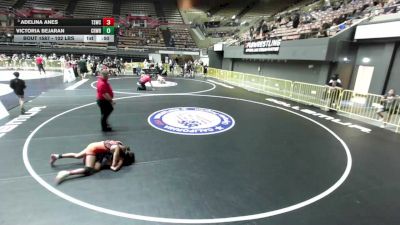 102 lbs Cons. Semis - Victoria Bejaran, Crusader Wrestling vs Adelina Anes, Team Selma Wrestling Club