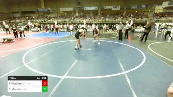 174 lbs Quarterfinal - Tyler Woodworth, Colorado State University vs Erik Mestas, Mestas Mat Boss