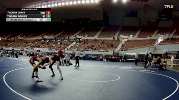 132-D2 Champ. Round 1 - Logan Dartt, Bradshaw Mountain vs Bobby Robles, McClintock High School