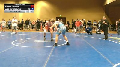 215 lbs Cons. Quarters - Waylon Gaffney vs Matthew Gorbatuk, Yale Street WC