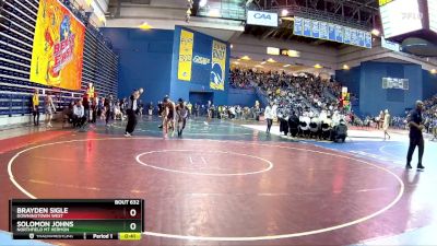 126 lbs Prelim - Solomon Johns, Northfield Mt Hermon vs Brayden Sigle, Downingtown West