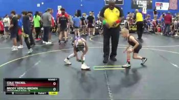 56 lbs Round 1 (4 Team) - Brody Verch-Brown, Untouchables Black vs Cole Trickel, Olympia