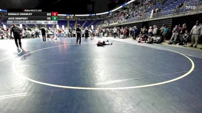 90 lbs 7th Place - Donald Crawley, Bristol Twp vs Jack Dempsey, Philadelphia