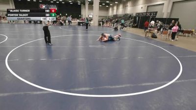 215 lbs Quarters - Blaise Turner, Team Idaho Wrestling Club vs Porter Talbot, Springfield Wrestling Club