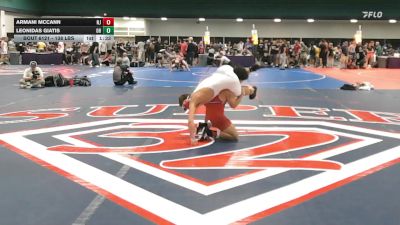 138 lbs Round Of 64 - Armani McCann, NJ vs Leonidas Giatis, OH