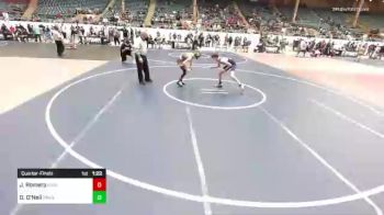 109 lbs Quarterfinal - Jordan Romero, Pirates vs Derek O'Neil, Grant County Elite