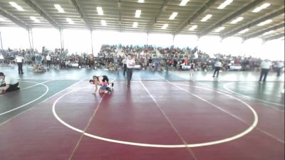 89 lbs Rr Rnd 2 - Sebastian Rodriguez, Martinez School Of Wrestling vs Mason King, NM Outlaws