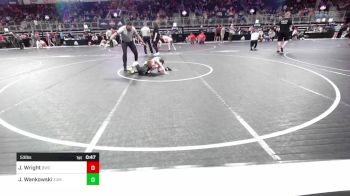 53 lbs Consi Of 4 - Jaxson Wright, Bartlesville Wrestling Club vs Jax Wankowski, Fort Zumwalt Wrestling Club