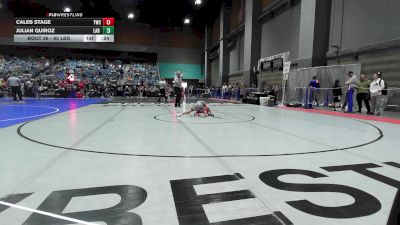 85 lbs Consi Of 16 #2 - Caleb Stage, Toro World Club vs Julian Quiroz, Lab Academy Wrestling