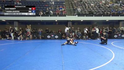 92 lbs Champ. Rd Of 32 - Jace Tiggett, Team Indiana vs Kaden Joustra, ISI WC