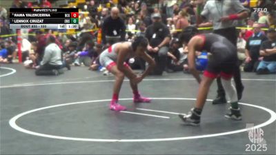 100 lbs Semifinal - Lennox Cruzat, Sutter Middle School vs Rama Valencerina, NCG/FWWC