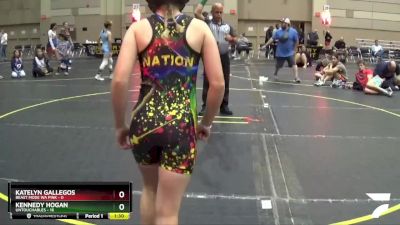 78 lbs Round 3 (4 Team) - Kennedy Hogan, Untouchables vs Katelyn Gallegos, Beast Mode WA Pink