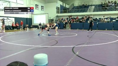 117 lbs Cons. Semi - Isabella Coronado, Eastern Oregon University vs Caroline Farris, Southern Oregon University