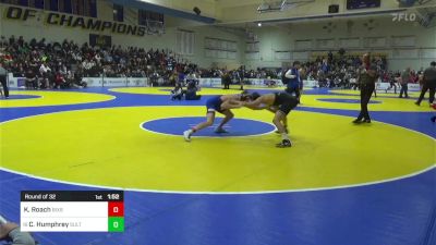 135 lbs Round Of 32 - Keller Roach, Bixby (OK) vs Cael Humphrey, Sultana