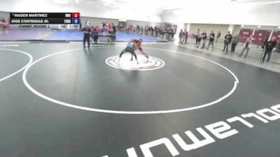 144 lbs Champ. Rd Of 16 - Raiden Martinez, Reign Wrestling Club vs Jose Contreras Jr., Team Selma Wrestling Club