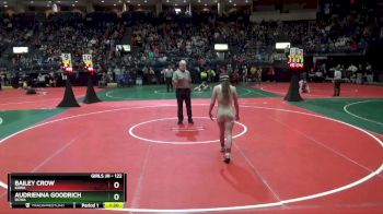 122 lbs Champ. Round 1 - Bailey Crow, KAWA vs Audrienna Goodrich, DCWA