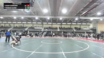 157 lbs Quarterfinal - Alijah Sainsurin, La Salle Academy vs Thomas Slater, East Greenwich