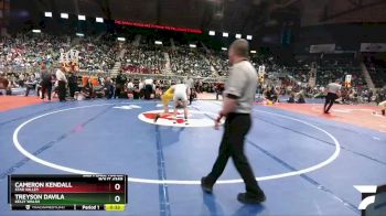 4A-138 lbs 3rd Place Match - Cameron Kendall, Star Valley vs Treyson Davila, Kelly Walsh