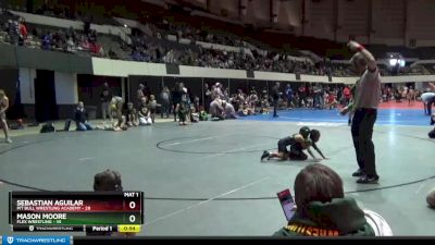 48 lbs Cons. Round 3 - Mason Moore, Flex Wrestling vs Sebastian Aguilar, Pit Bull Wrestling Academy