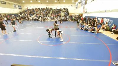 126 lbs Champ. Round 3 - Kayden `Teddy` Vasquez, South Hills High School Wrestl vs Sid Cohen, Rancho Bernardo Wrestling