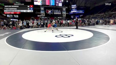 113 lbs Champ. Rd Of 128 - Waylon Burress, MO vs Jax Quintana, CO