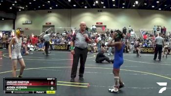 82 lbs Round 1 (6 Team) - Ayden Hudson, Donahue WA vs Jaguar Madyun, Aggression Legionaries