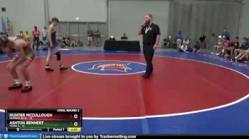 120 lbs 2nd Wrestleback (16 Team) - Hunter McCullough, Georgia Blue vs Ashton Bennert, Texas A