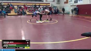 145 lbs Quarterfinal - Michael Keys, Puyallup vs James Thompson, Puyallup