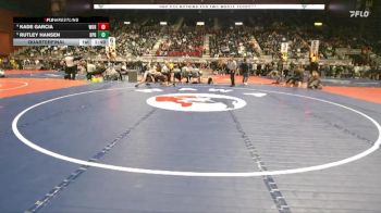 3A-113 lbs Quarterfinal - Rutley Hansen, Burns/Pine Bluffs vs Kade Garcia, Worland